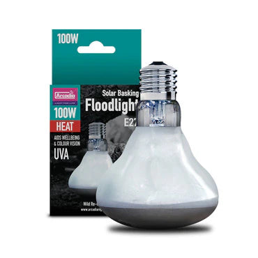 Arcadia Solar Basking Floodlight 100w Pet Market
