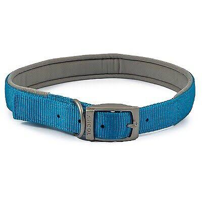 PADDED VIVA COLLAR Dog accessories Ancol Blue 35-43cm size 4