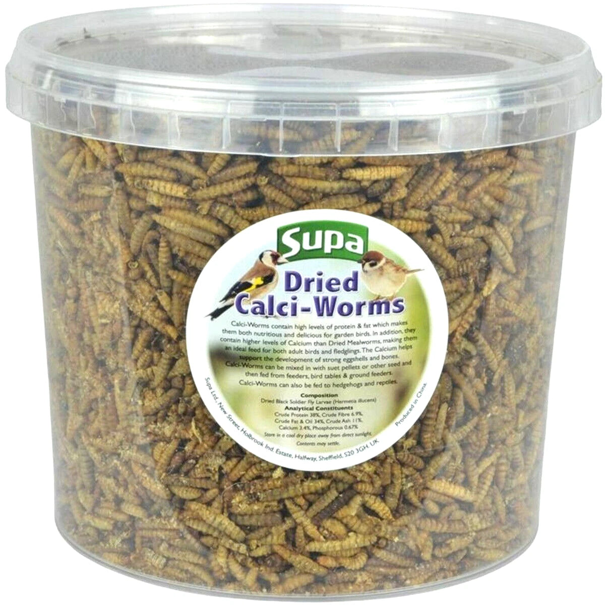 SUPA DRIED CALCI-WORMS 1L