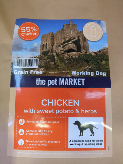 Grain-free - Chicken With Sweet Potato & Herbs - Working Dog 15kg