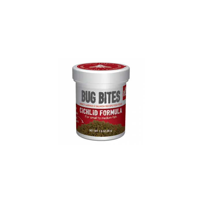 Fluval Bug Bites Cichlid Small - Medium Granule 45g Pet Market