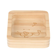 Large Sky Square Bowl for small animals, featuring a sturdy design ideal for feeding pets.