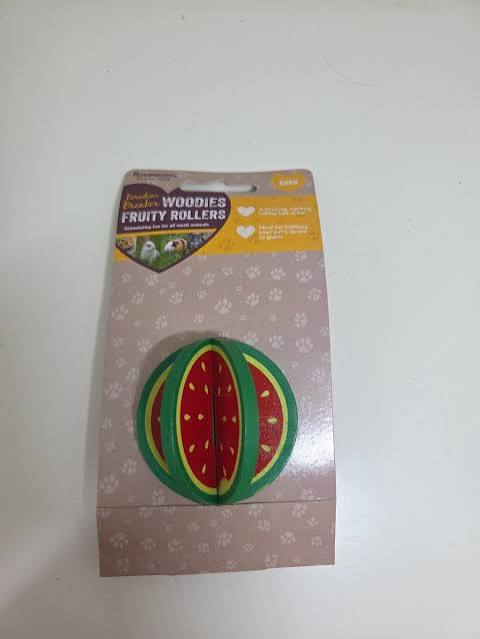 Woodies Fruity Rollers Small animal toy Rosewood