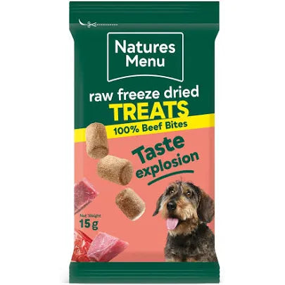 Natures menu Freeze Dried Treats Natures Menu Beef 15g