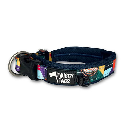 Twiggy Tags Adventure Collar Aurora Dog Collar Twiggy Tags Size 1