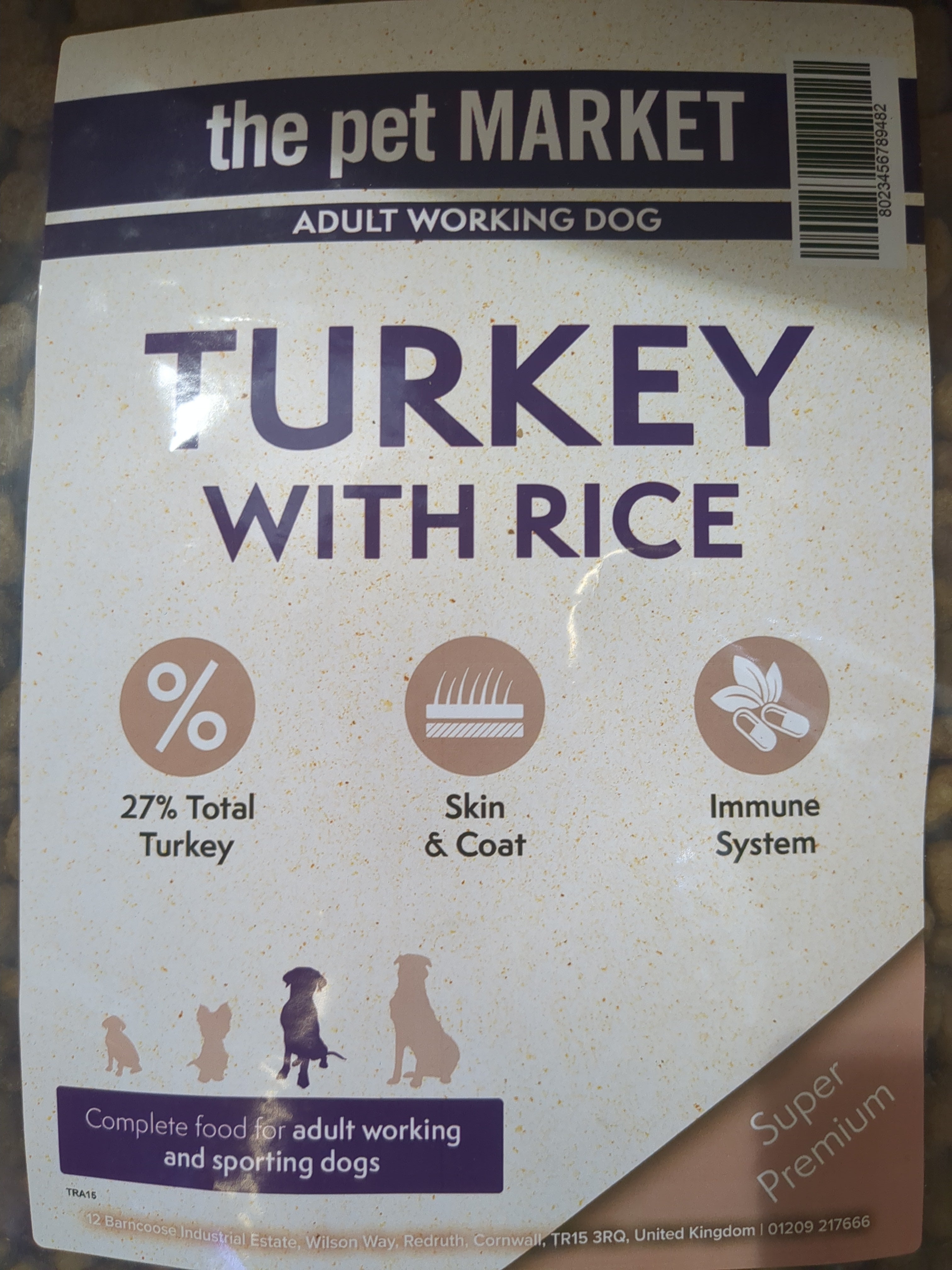 Super Premium Turkey With Rice working 15kg PetMarket