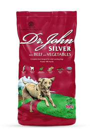 Dr John Silver Beef & Veg, 15kg DOG - FOOD DR JOHN