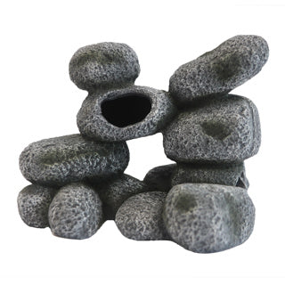 Betta Large Grey Pebble Stack Pet Market