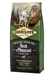 Carnilove Grain-Free Duck & Pheasant Dry Dog Food - 12kg DOG - Food Carnilove