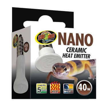 Nano Ceramic Heat Emitter 40w Reptile Basking Bulb nano