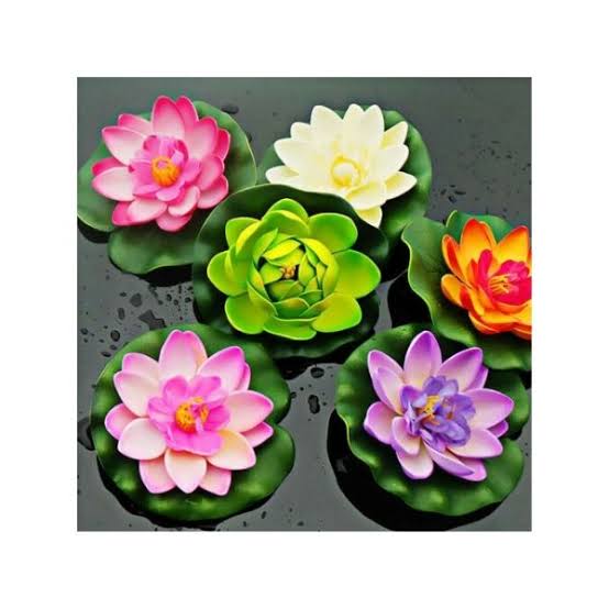 SuperFish Pond Deco Lily 1pc Artificial Pond Plants SuperFish