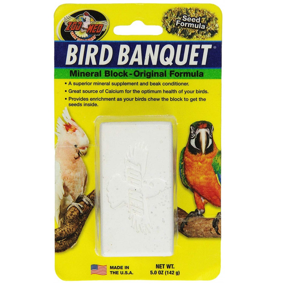 Zoo Med Bird Banquet Mineral Block - Original Zoo Med