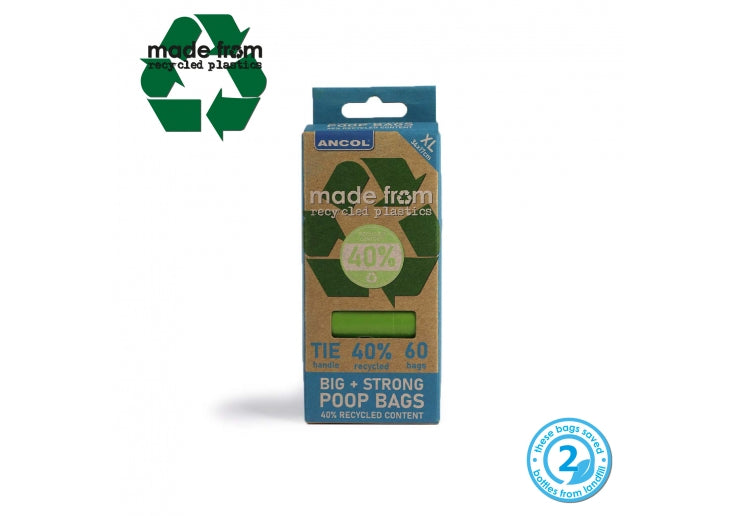 Ancol Big and strong poo bags xl, 60 pack Ancol