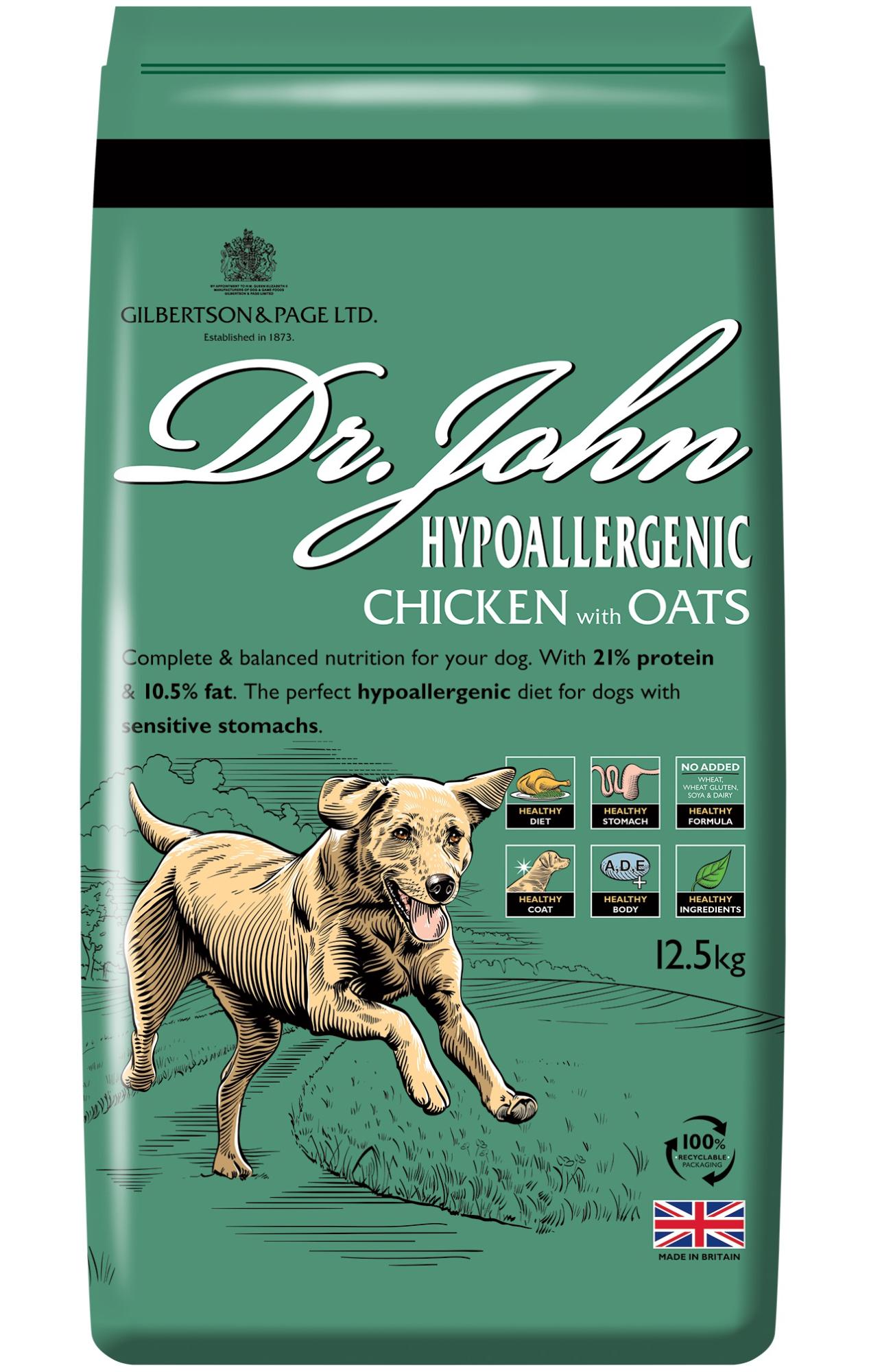 Dr John Hypoallergenic Chicken and Oats Pet Market