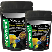 Cloverleaf Absolute African Cichlid Sinking Colour Enhancer 150g the Pet MARKET