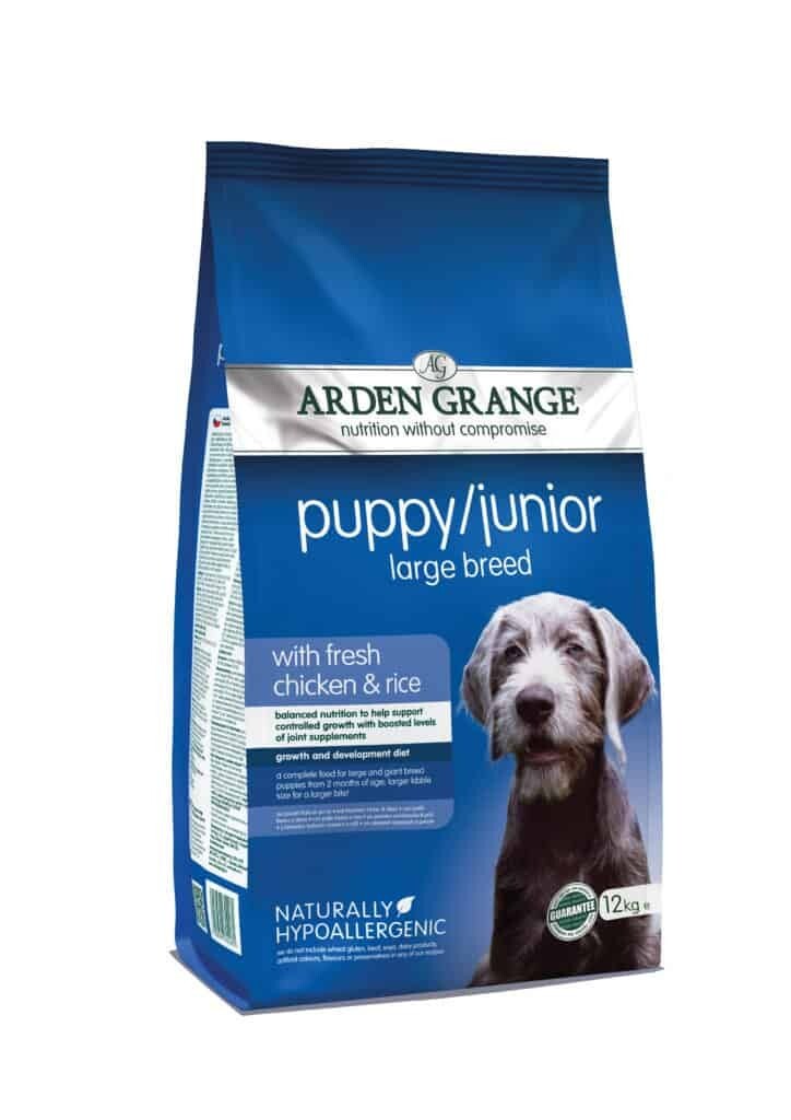 Arden Grange Puppy/Junior Large Breed Dog Food With Fresh Chicken & Rice (6kg) DOG - Food Arden Grange