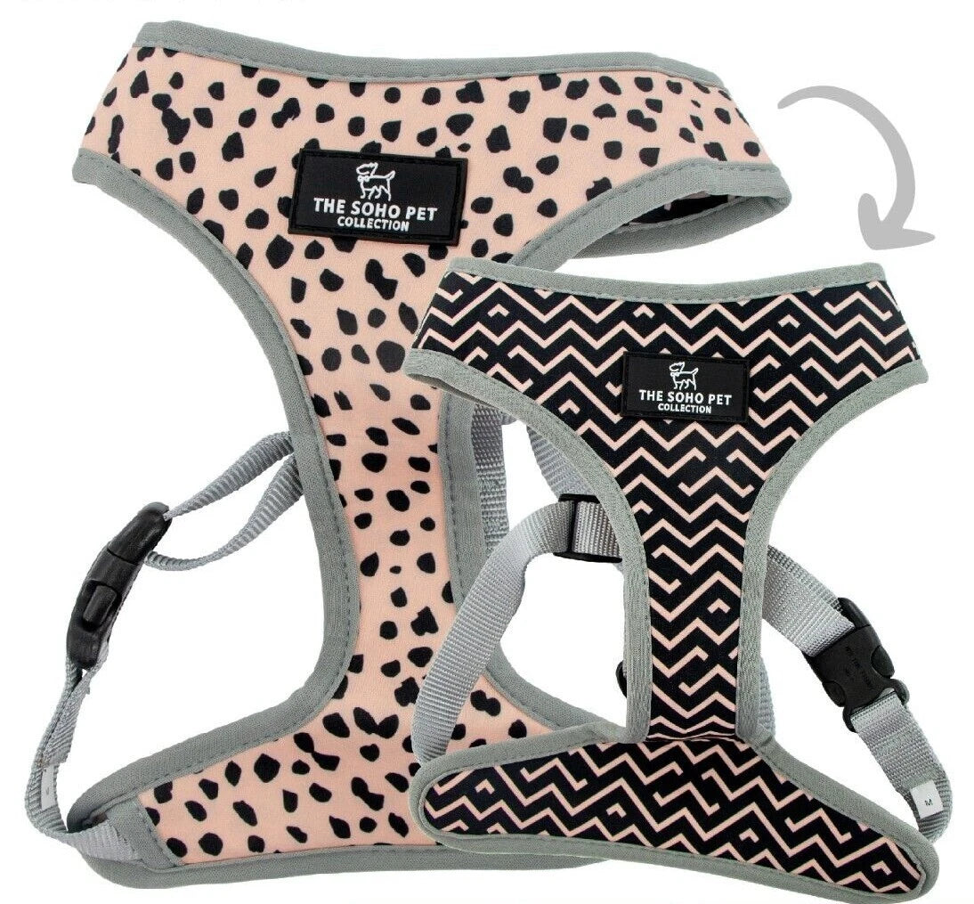 DALMATIAN/ZIGZAG REVERSIBLE HARNESS Dog accessories Ancol