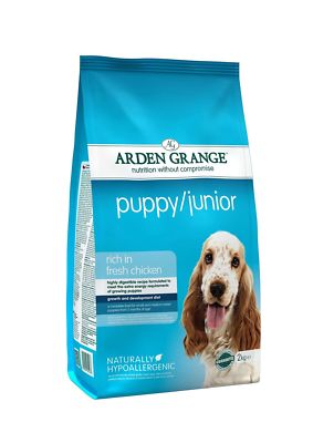 Arden Grange Chicken & Rice Puppy/Junior 12kg DOG - Food Arden Grange