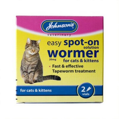 Easy Spot on Wormer Cat x2 Pet Market