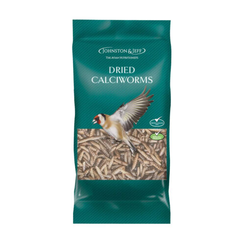 Johnston & Jeff Dried Calciworms 1kg Bird - Food Johnston & Jeff