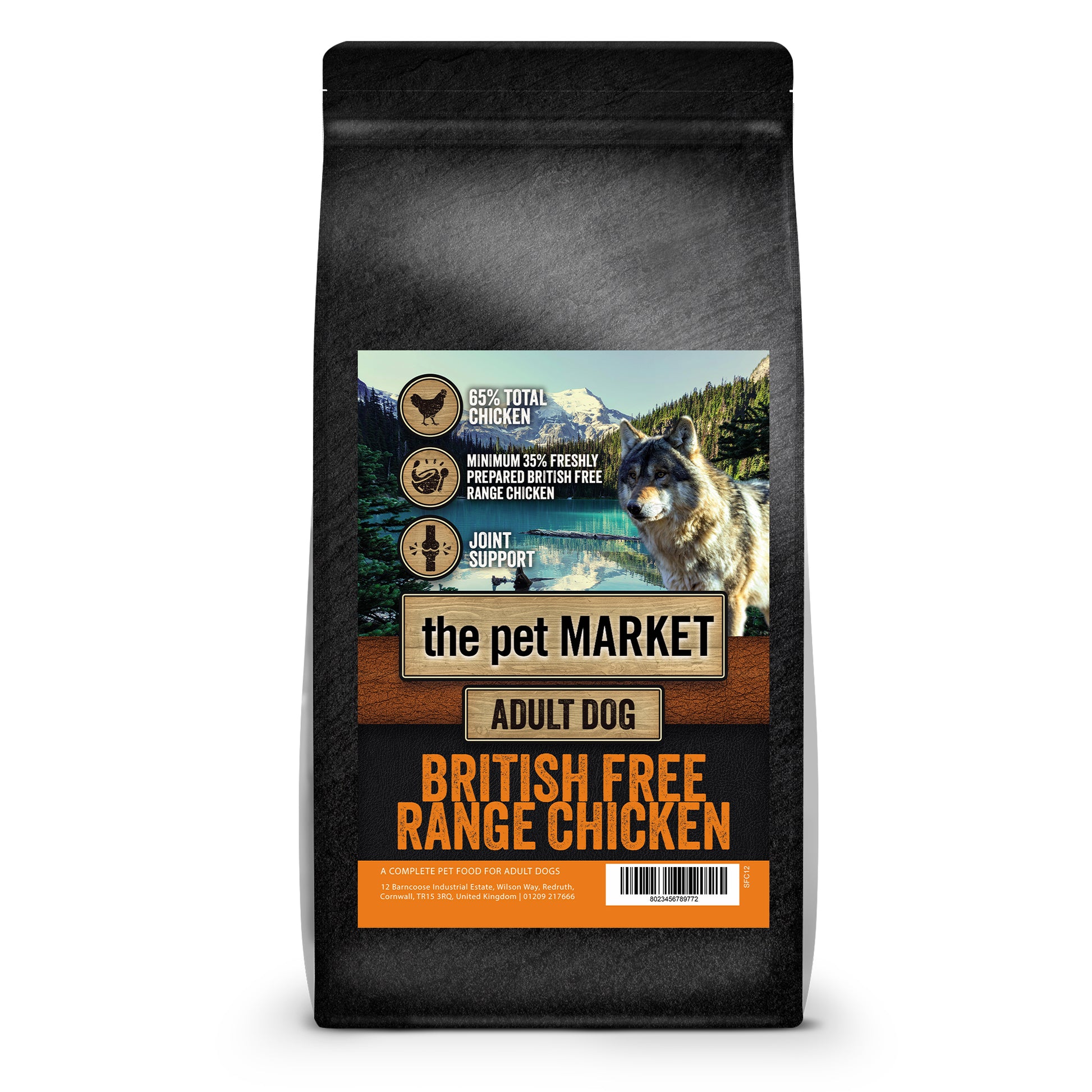 Superfood 65 Adult Dog British Free Range Chicken Dry Complete kibble the Pet MARKET