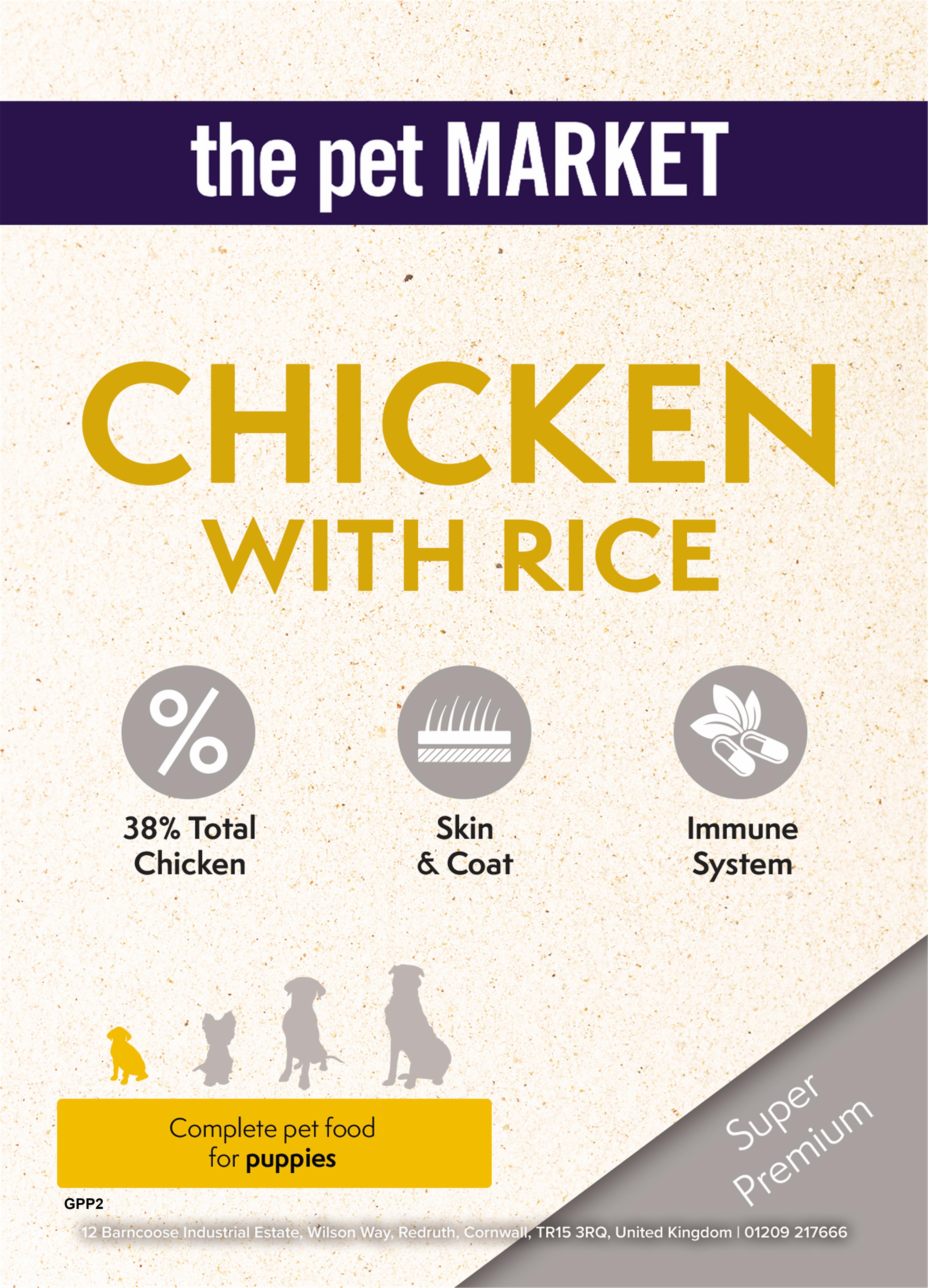 Super Premium Puppy Dry Complete kibble the Pet MARKET