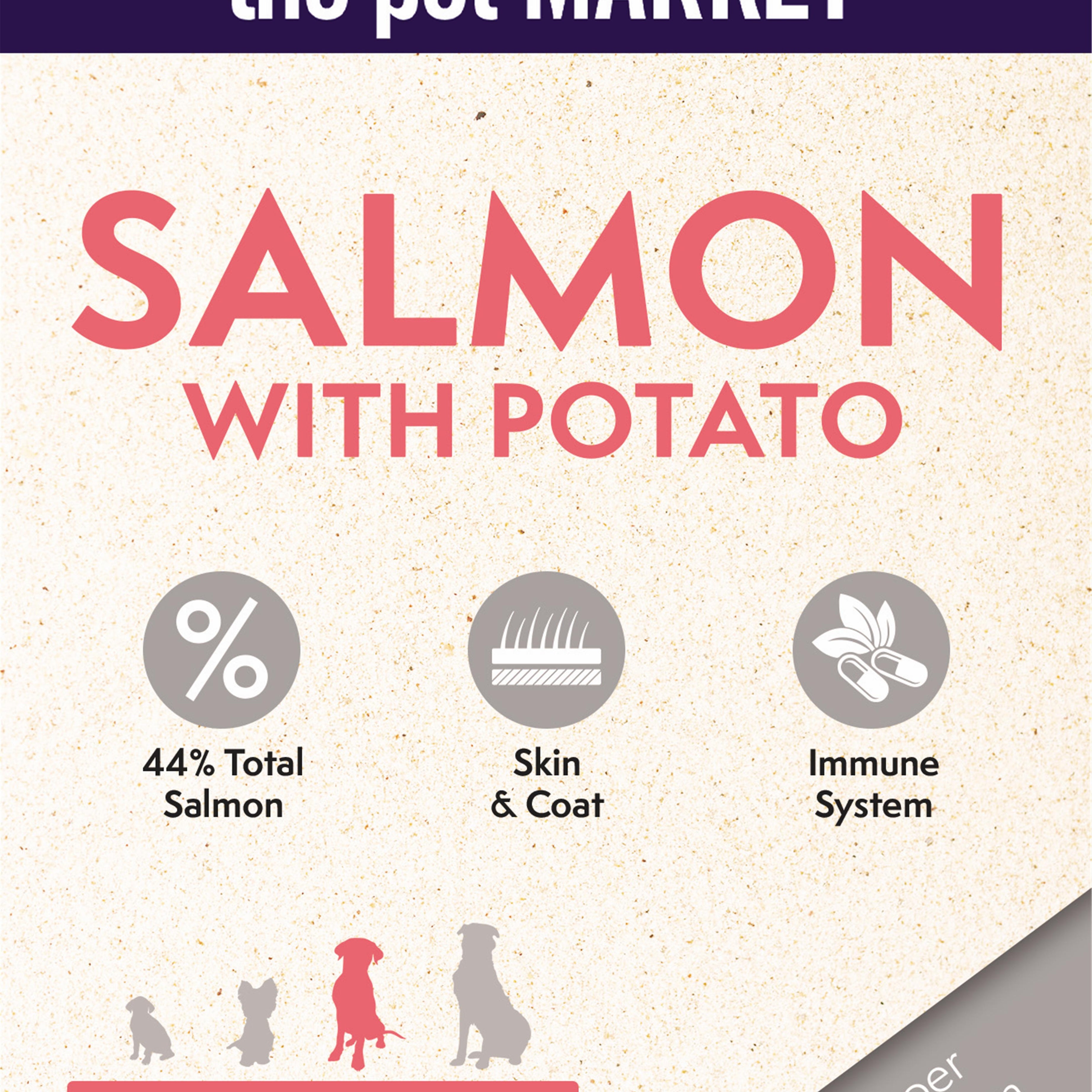 Super Premium Adult Dog Salmon & Potato Dry Complete kibble the Pet MARKET