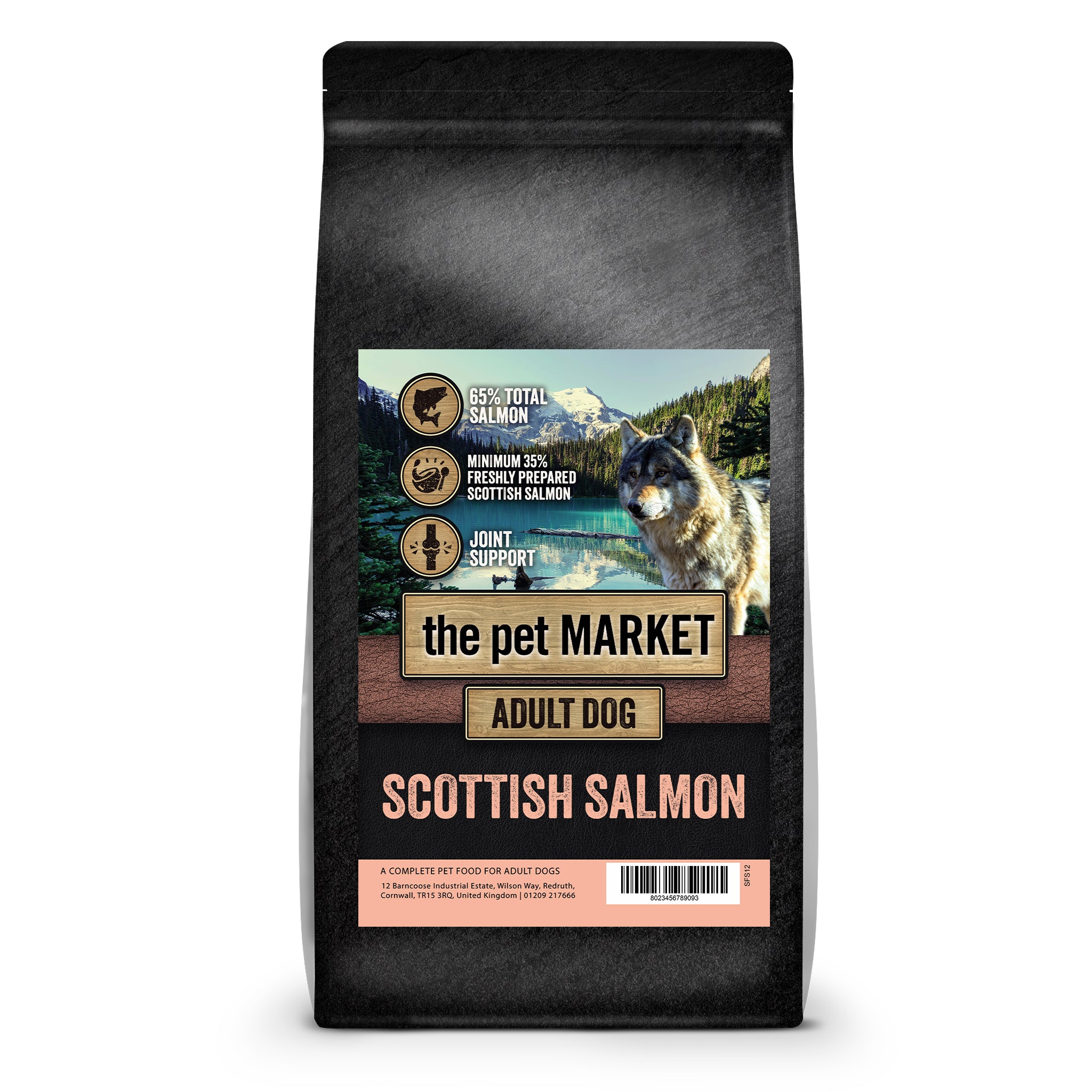 Superfood 65 Adult Dog Scottish Salmon Dry Complete kibble the Pet MARKET