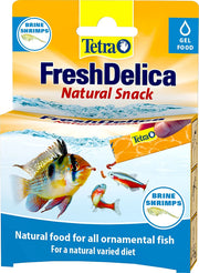 Tetra FreshDelica Natural Snack Brine Shrimps Fish Food Tetra