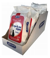 Johnson's Veterinary Clean 'n' Safe Eye & Ear Wipes Pet Market