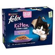 Purina Felix Kitten Mixed Selection In Jelly 2-12 Months Pet Market