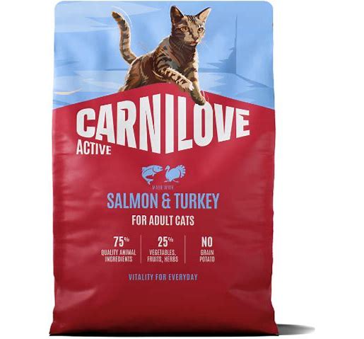 Carnilove Active Salmon & Turkey Cats 2kg Pet Market