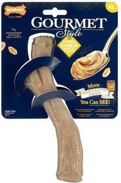 NYLABONE GOURMET STYLE STRONG NYLON CHEW TOY STICK PEANUT BUTTER FLAVOUR Dog Toy Nylabone