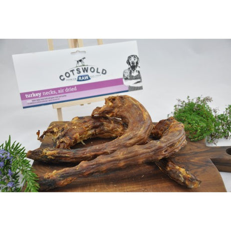Cotswold TURKEY NECKS DRIED - 375G Dog Treat Cotswold