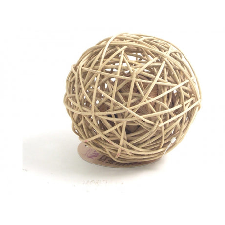 Rattan Wobble Ball (Large) Small animal toy Rosewood