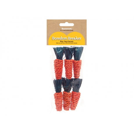 Mini Sisal Carrots Small animal toy Rosewood