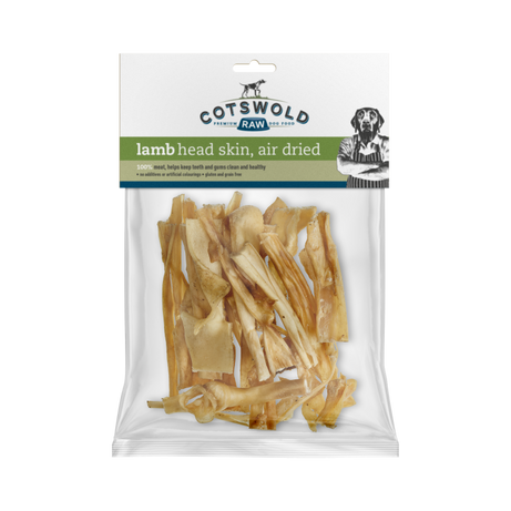 Cotswold LAMB HEADSKIN - 150G Dog Treat Cotswold