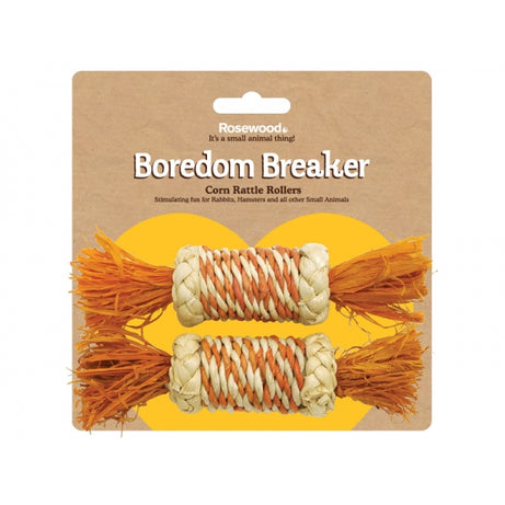 Corn Rattle Rollers Small animal toy Rosewood