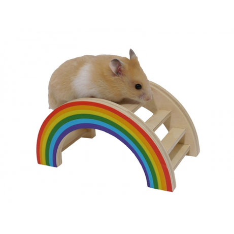 Rainbow Play Bridge Small Small animal toy Rosewood