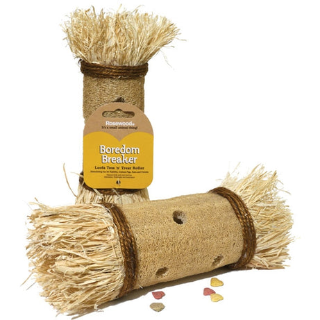 Loofa Toss 'n' Treat Roller Small animal toy Rosewood