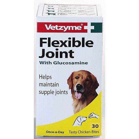 Vetzyme Flexible Joint With Glucosamine Tablets Vetzyme