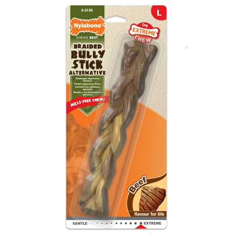 Braided Bully Stick Nylabone