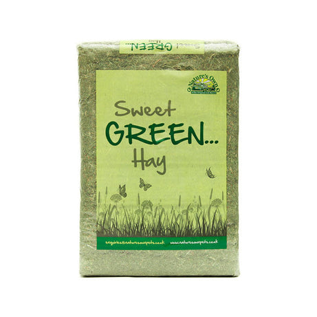 Sweet Green Hay Small Animal feed Nature's Own