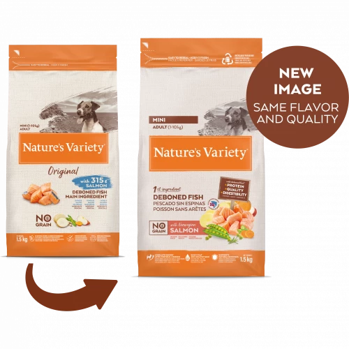 Natures Variety Dry for Dogs Dog Food Natures Menu 1.5kg Mini Adult Salmon