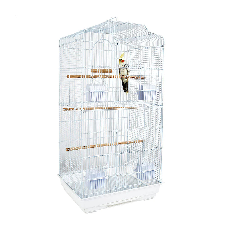 4886 - St Lucia White Cage Bird Cage Sky