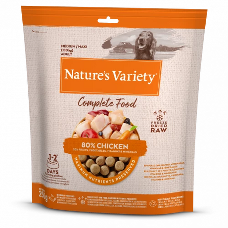 Natures Variety Complete Freeze Dried Dog Food Natures Menu 120g Chicken