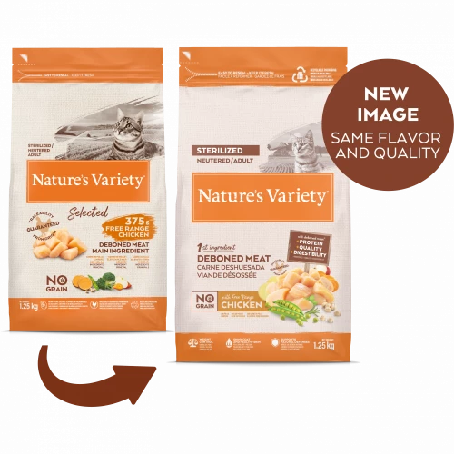 Natures Variety Chicken for cats Cat food Natures Menu 1.25kg
