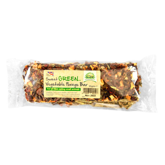 Forage Bar with Mixed Vegetables Small animal treat Nature's Own