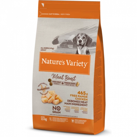 Natures Variety Meat Boost 1.5kg Chicken Dog food Natures Menu