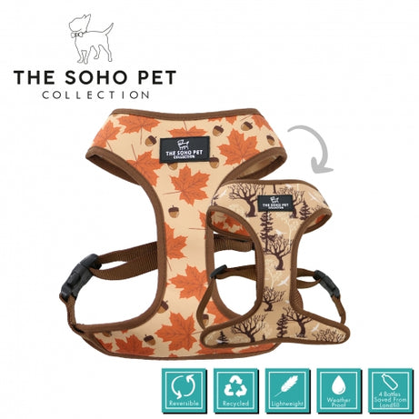 MAPLE LEAF/WOODLAND REVERSIBLE HARNESS Dog accessories Ancol